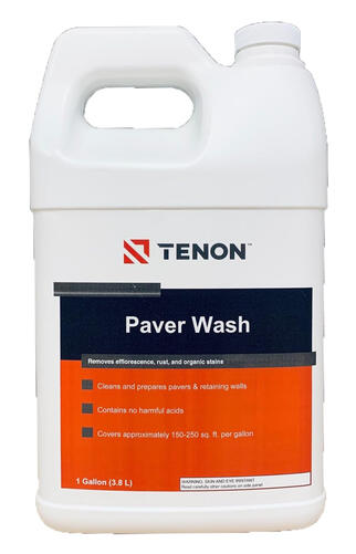 Tenon Paver Wash – Heavy-Duty Masonry Cleaner & Pre-Sealing Prep Tenon Paver Wash removes efflorescence, rust stains, and grime from brick, stone, and concrete. Ideal for pre-sealing prep to enhance protection and longevity.