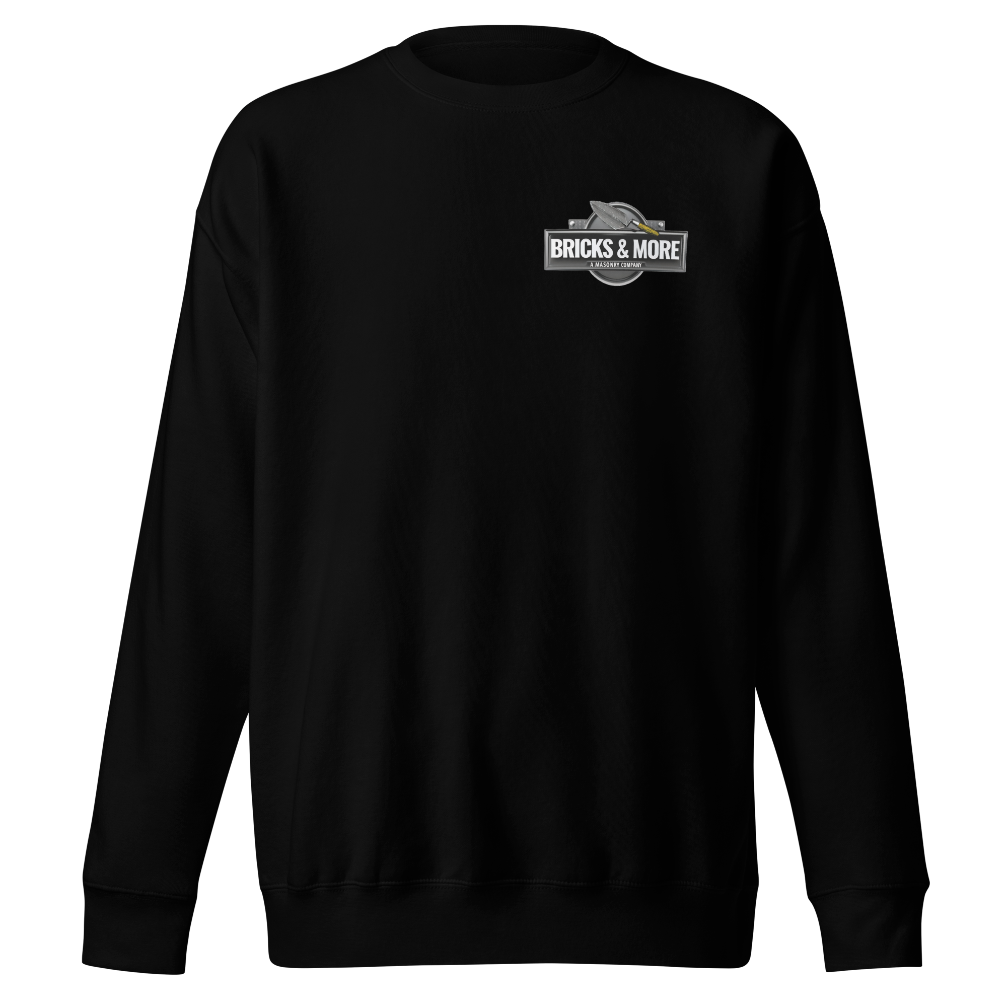 Bricks and More 2025 Premium sweatshirt, perfect for work or casual wear, built for comfort and durability.